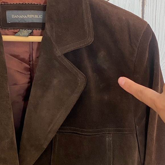 Banana Republic Dark Brown Leather Jacket - Picture 3 of 4